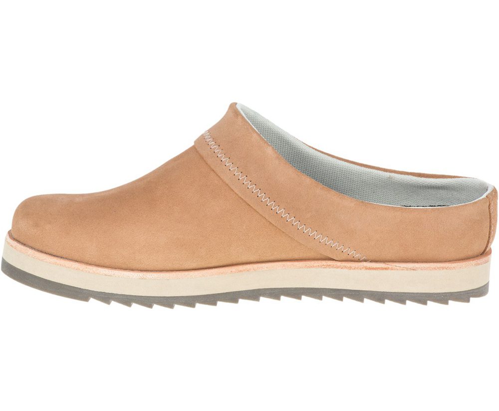 Slip On Senhora - Merrell Juno Clog Suede - Caqui - SDV254637